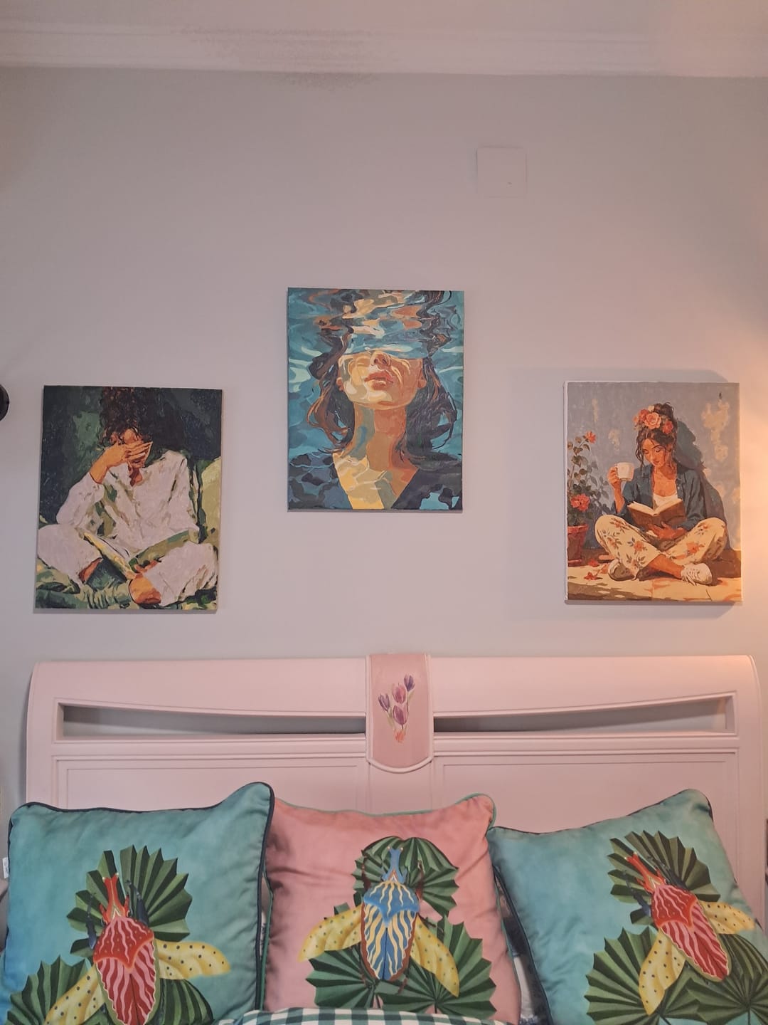 Customer photo review of Reading time | Paint by Number