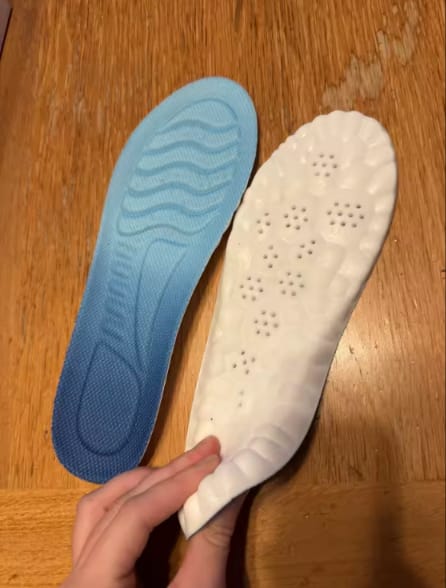 Customer photo review of Plantillas Ortopédicas de Gel Biomecánico