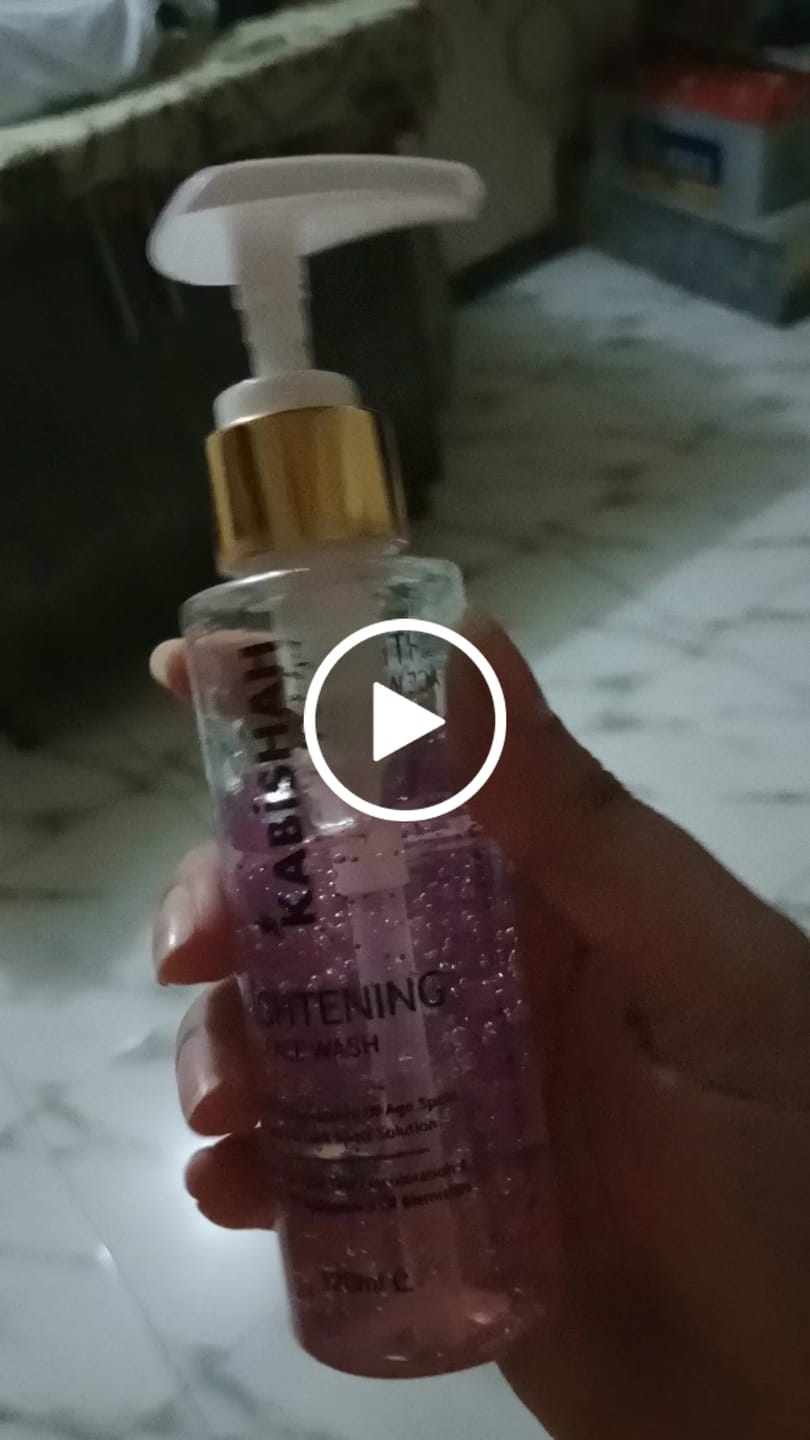 Customer video review of LuminaBright Whitening Face Wash