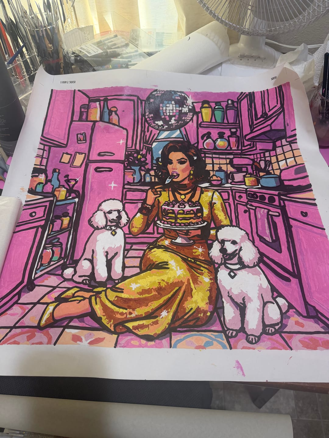Customer photo review of All of It, Mine (Paint by Numbers)
