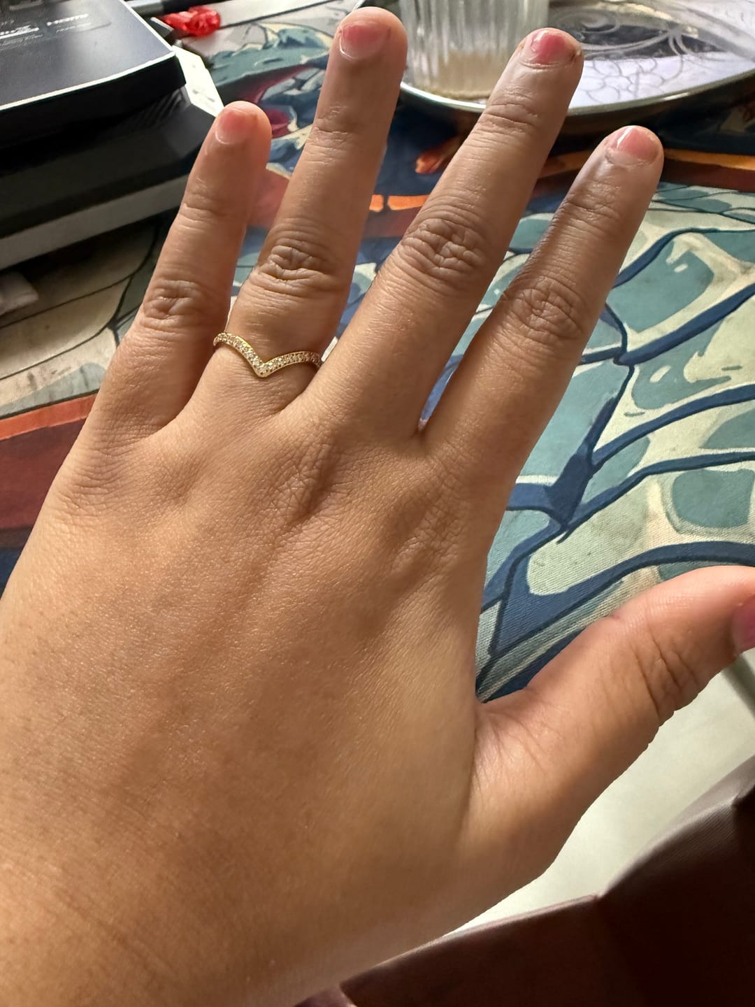Customer photo review of Chevron Ring