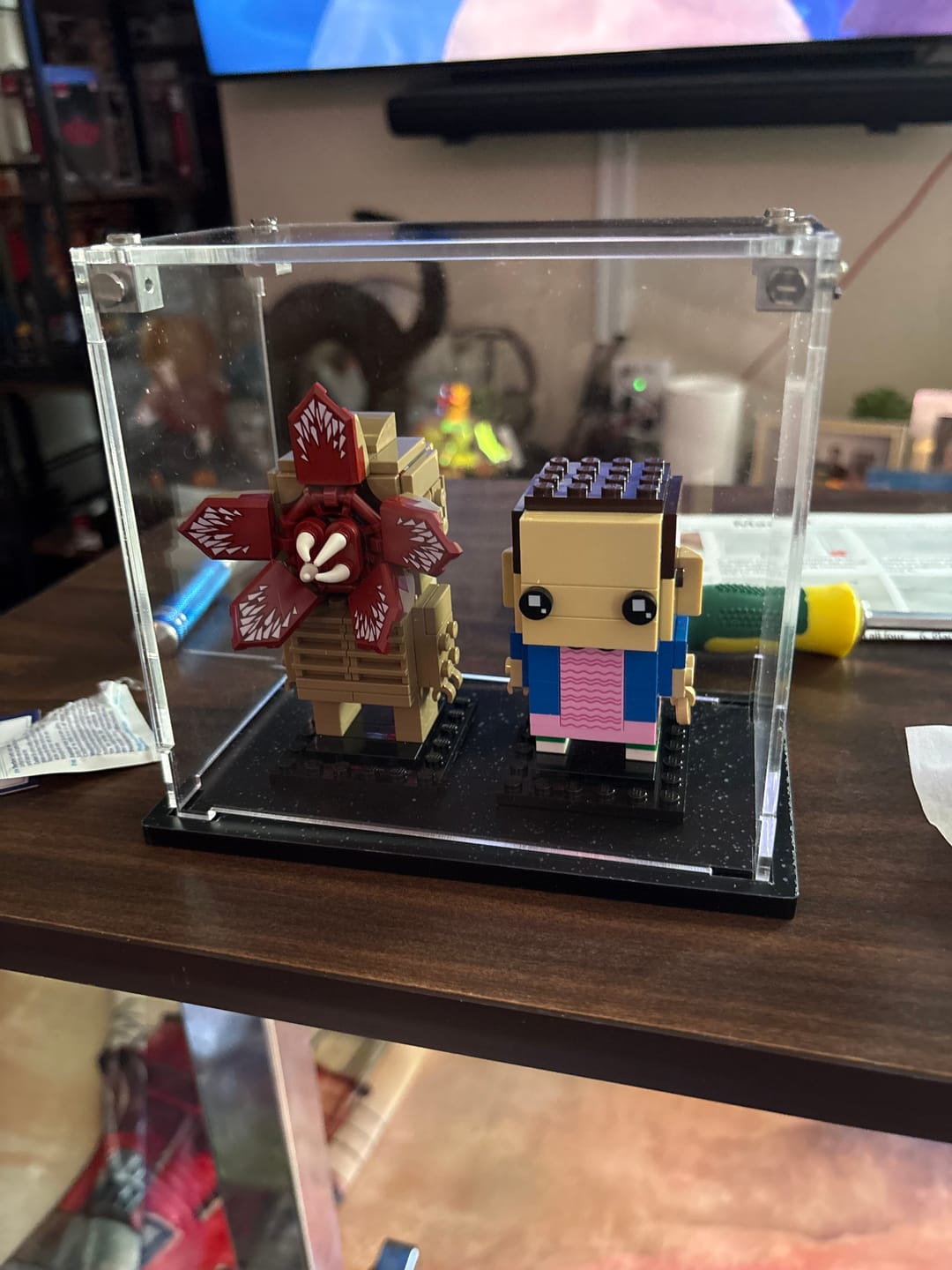 Customer photo review of Display Case for LEGO® 2 BrickHeadz™