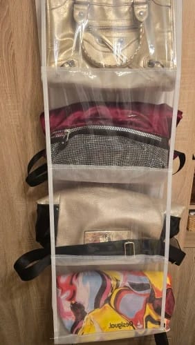 Customer photo review of LayerStore Bag Hanger