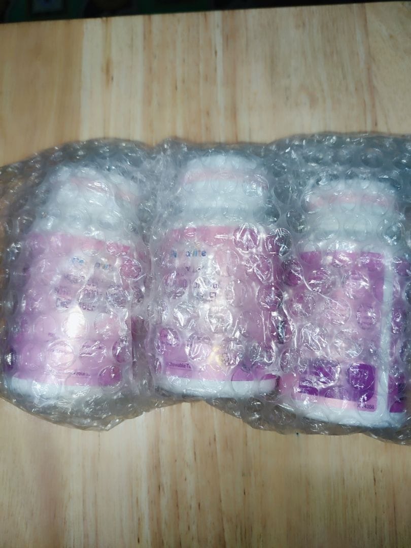 Customer photo review of Mixed Collagen With Blood Orange Chewable Tablet