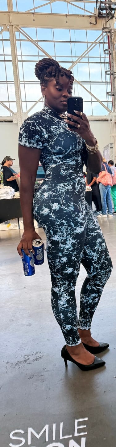 Customer photo review of Galaxy Jumpsuit