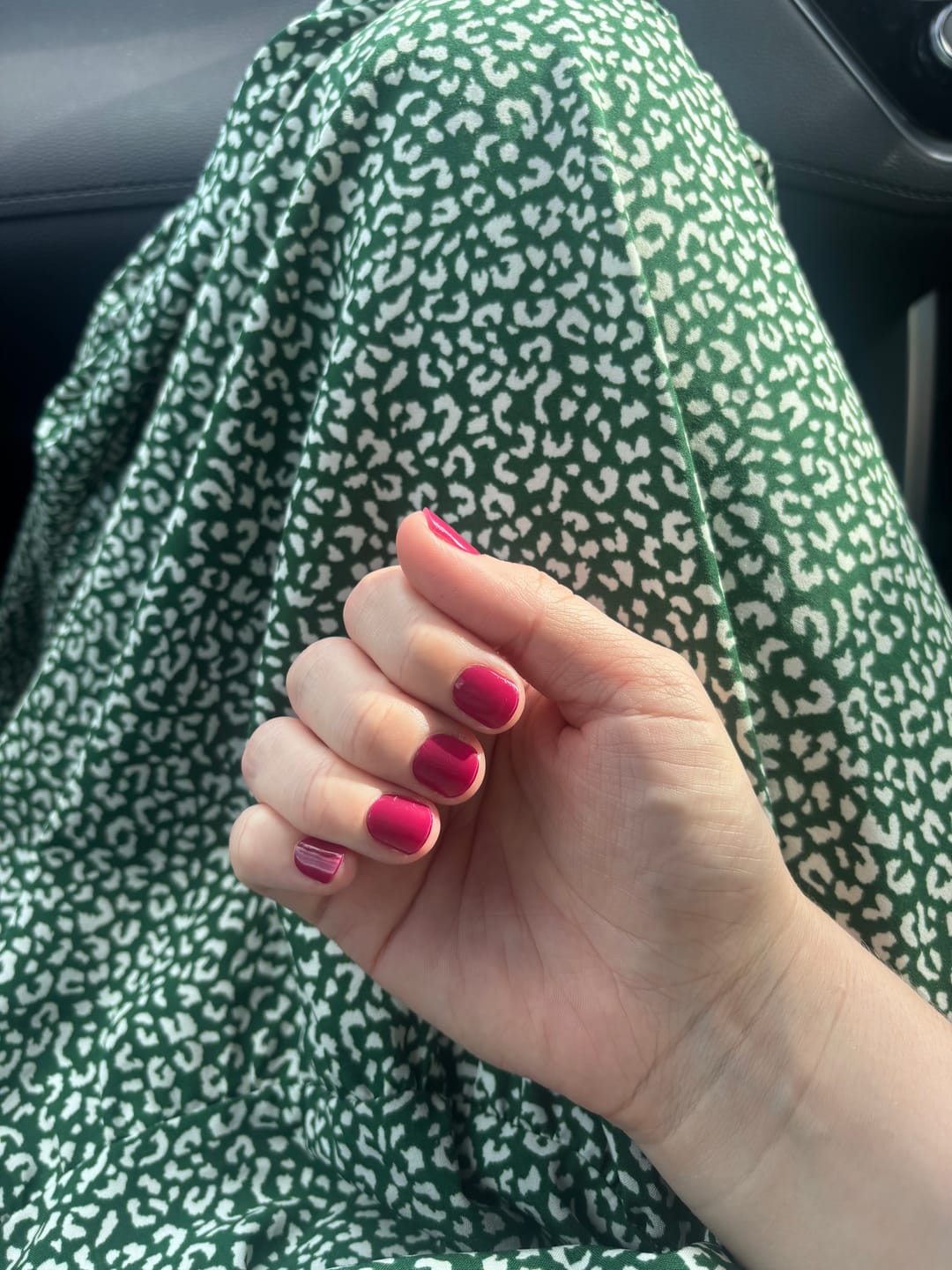 Customer photo review of Purple Plum Semi Cured Gel Nail Sticker Kit