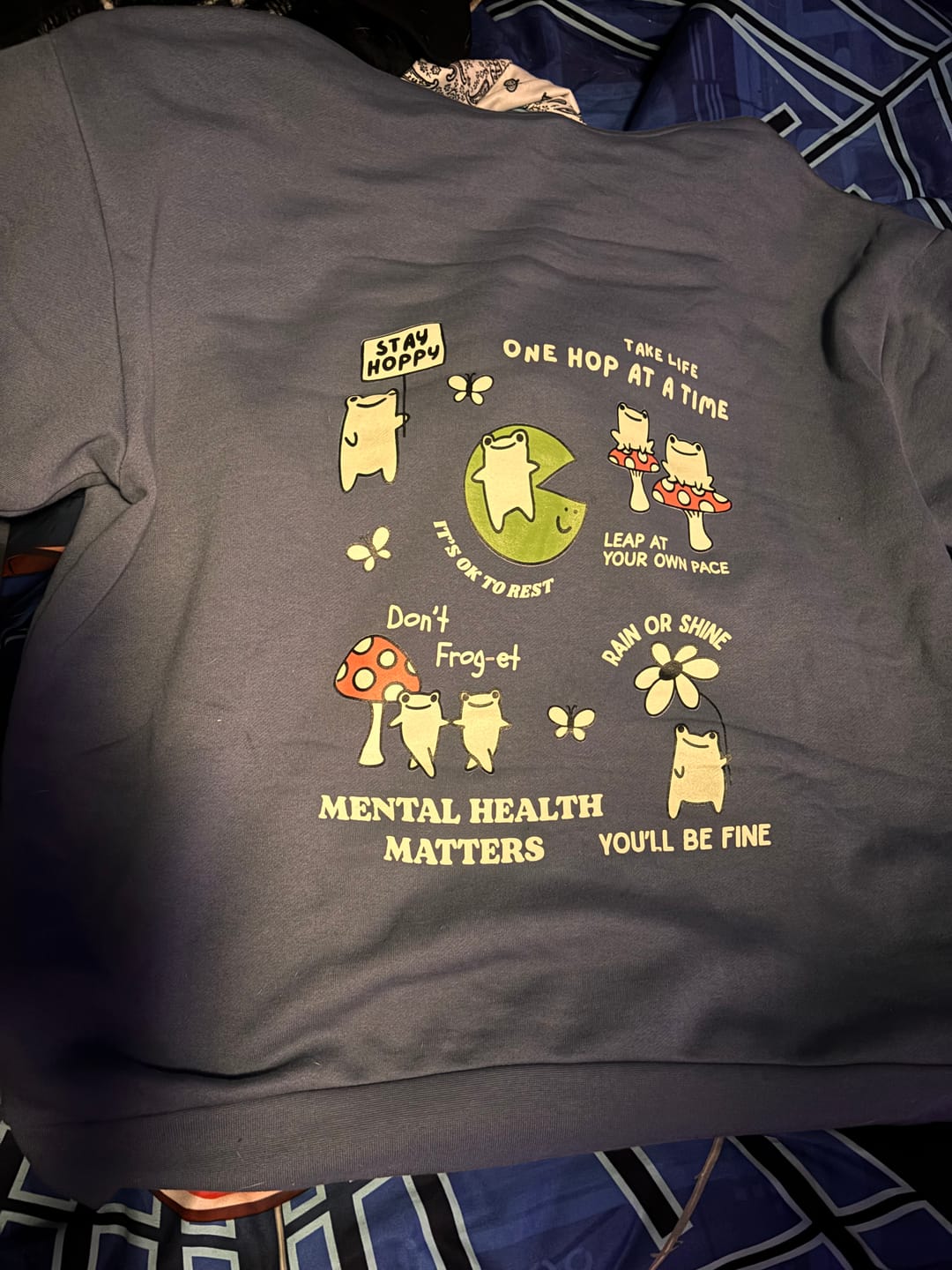 Customer photo review of Frog Hoodie