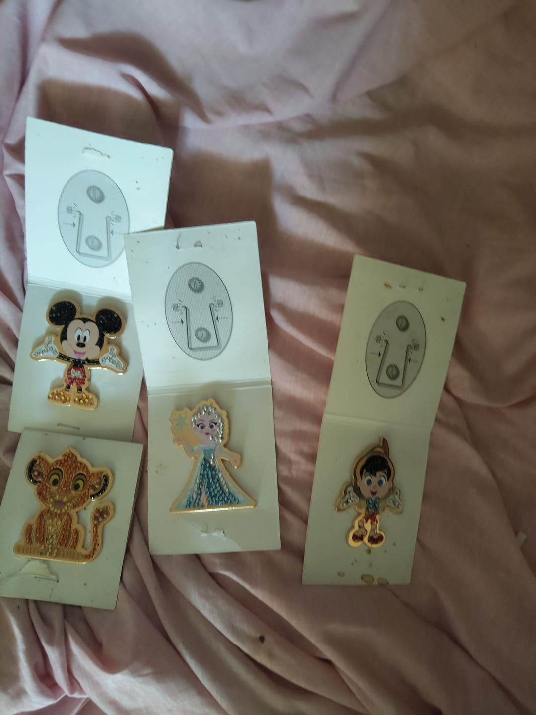 Customer photo review of Disney Crystal Art Pin Badge - Blind Bag