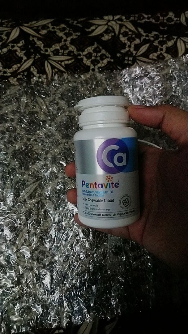 Customer photo review of Calcium, Vitamin B1, B2, Vitamin D3 & Taurine Milk Chewable Tablet