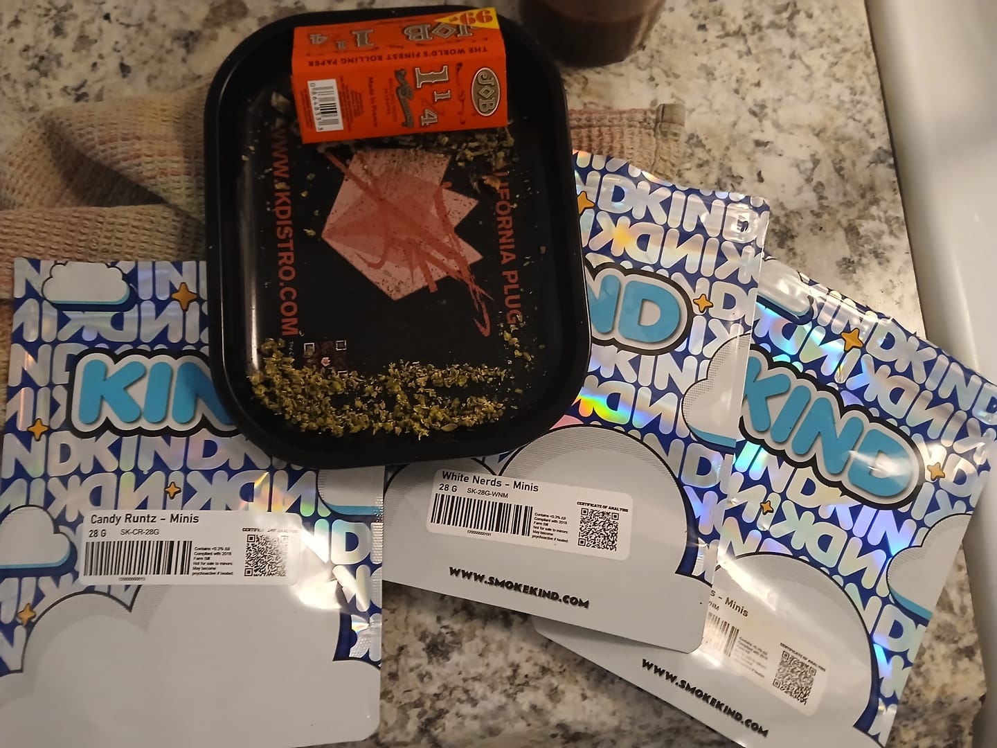Customer photo review of White Nerds - Minis - 28 Grams - Hybrid
