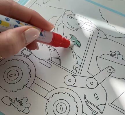 Customer photo review of Cuaderno de Agua Mágica