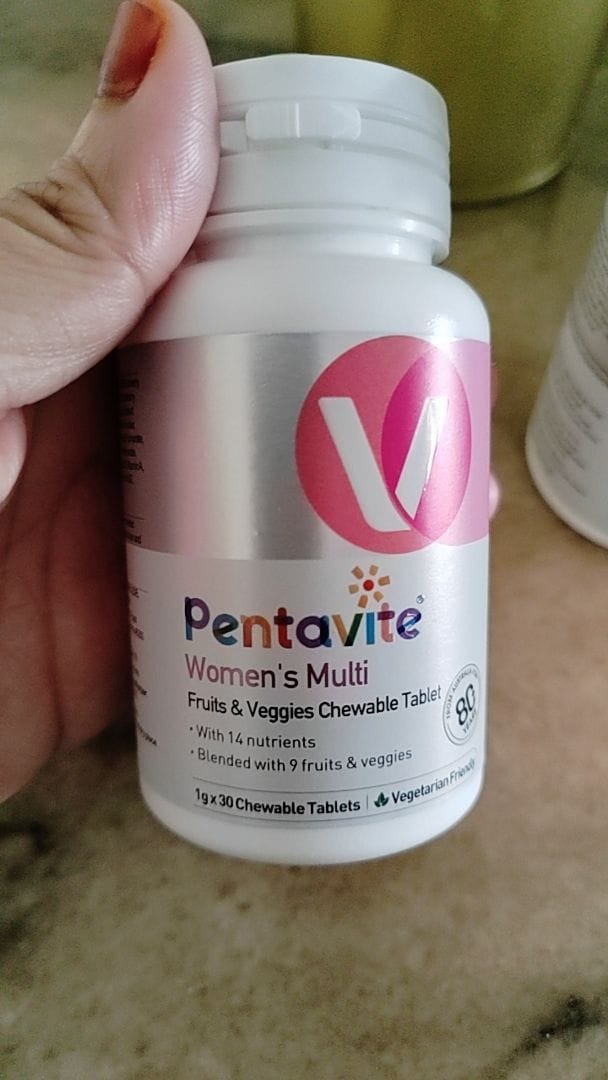 Customer photo review of Women’s Multi Fruits & Veggies Chewable Tablet