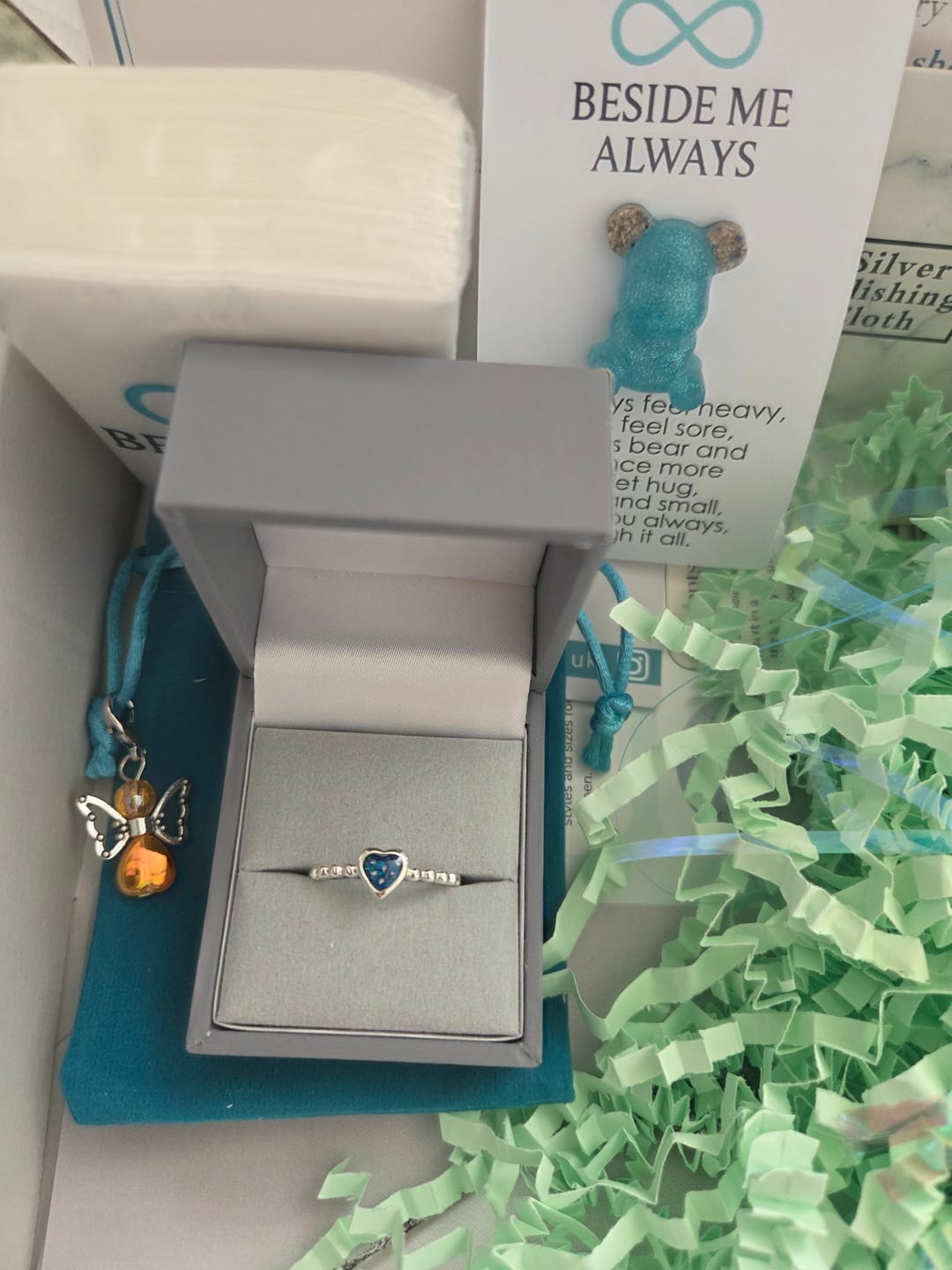 Customer photo review of Bobble Heart Ring