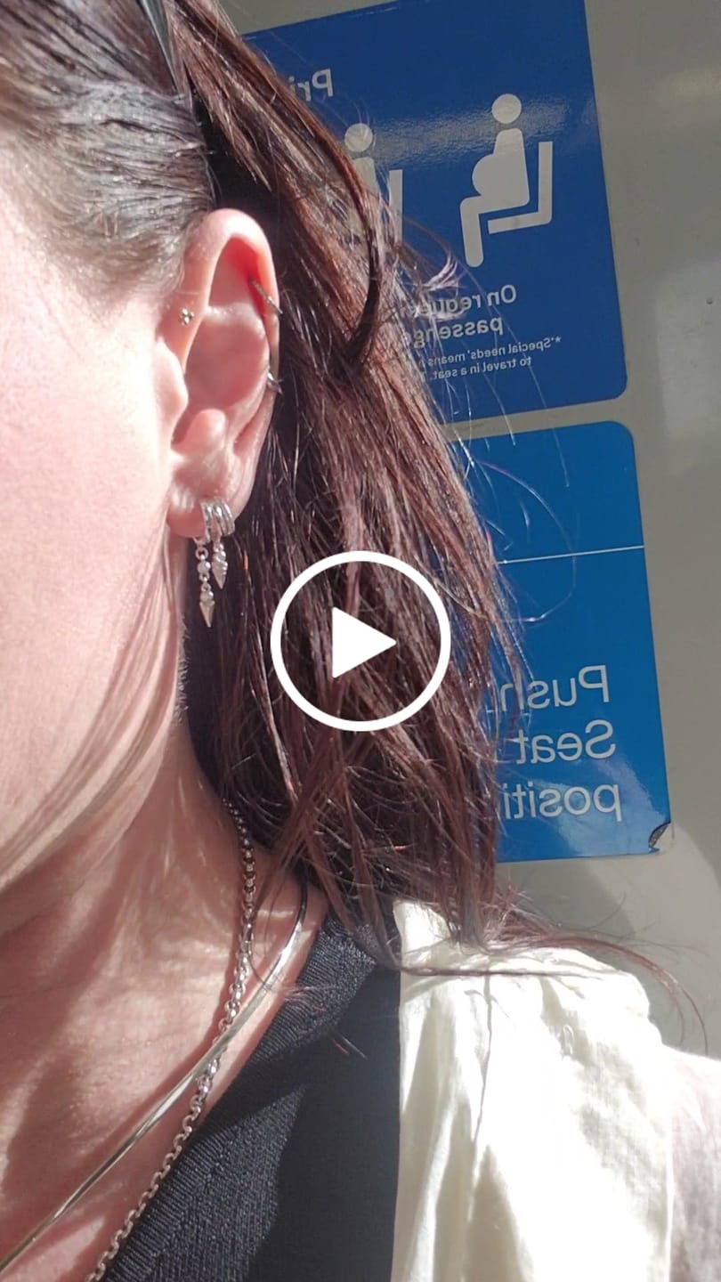Customer video review of Sienna Illusion Earrings