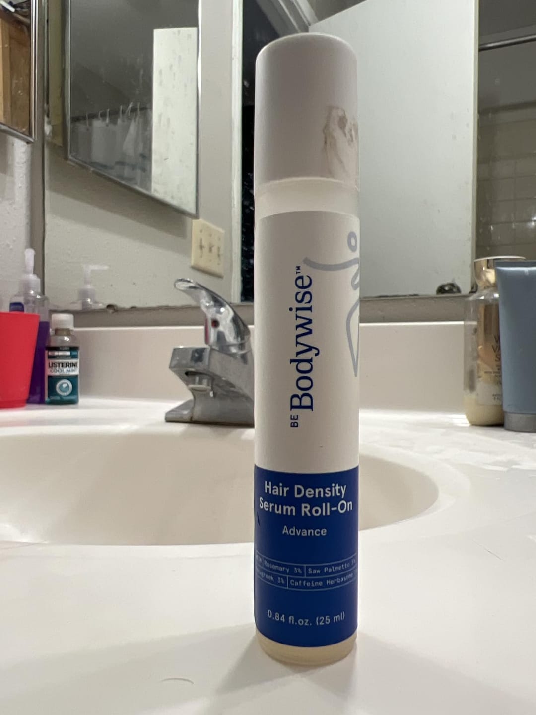 Customer photo review of Bodywise Hair Growing Serum
