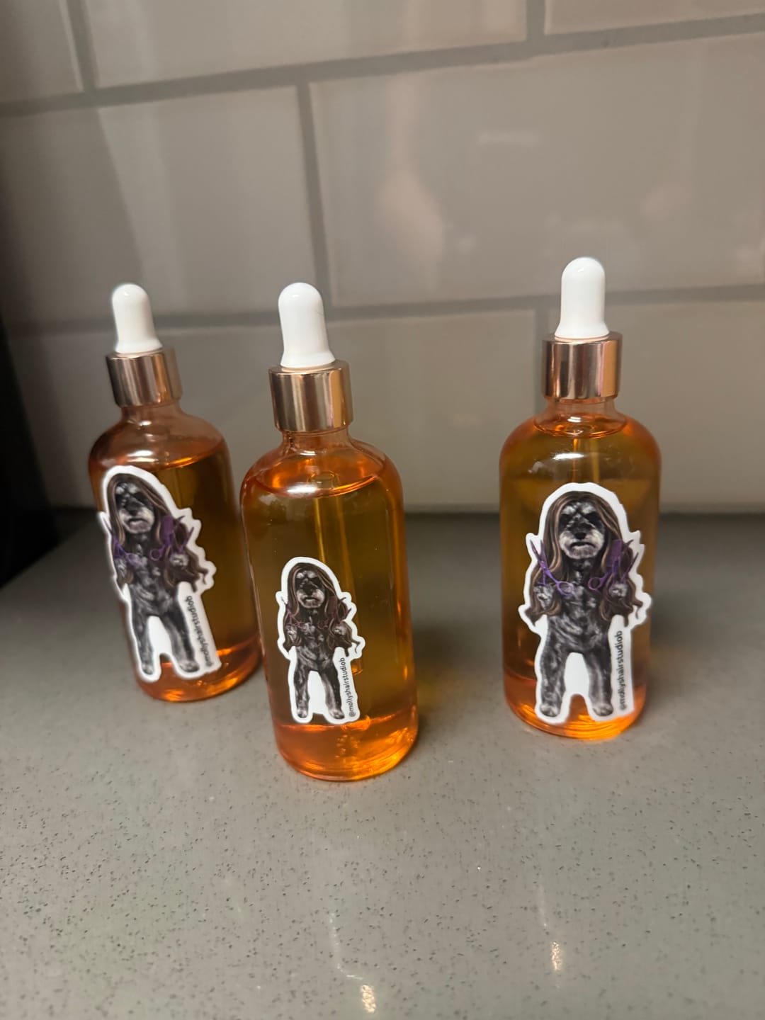 Customer photo review of 125 Custom Stickers for $39