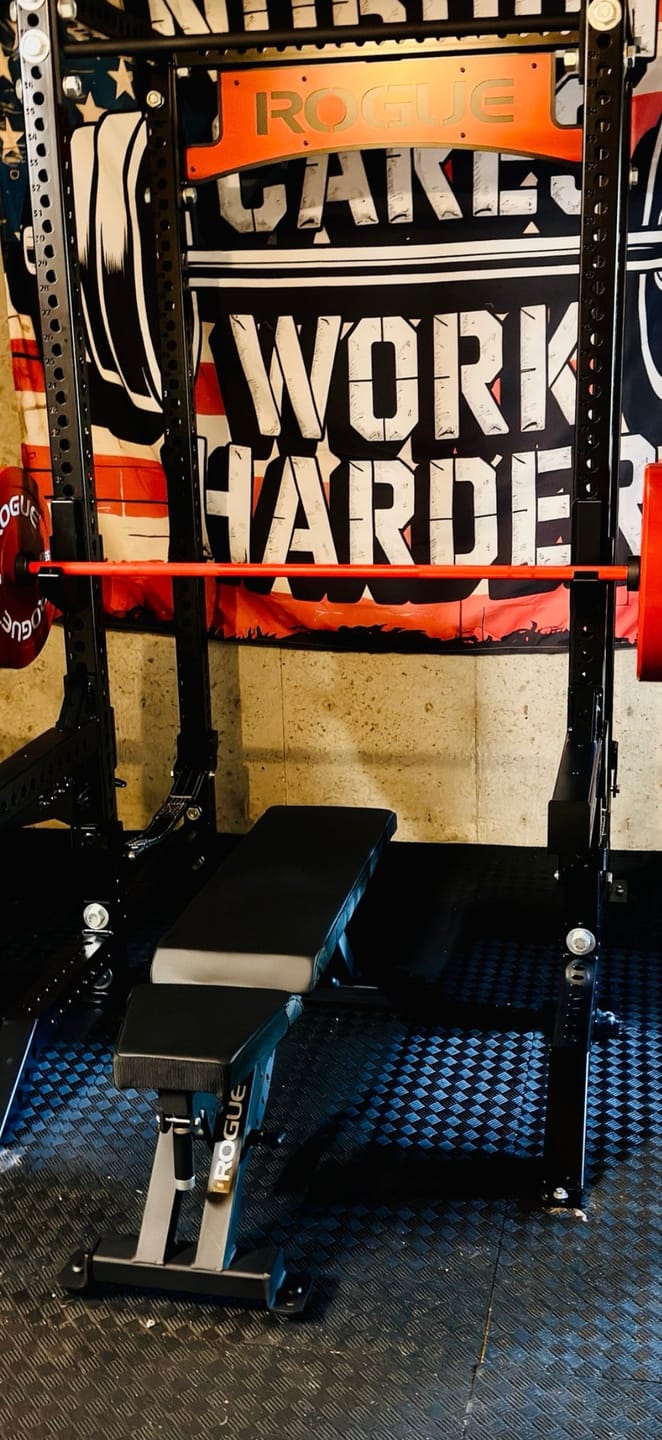 Customer photo review of Nobody Cares Work Harder Motivational Flag 11477