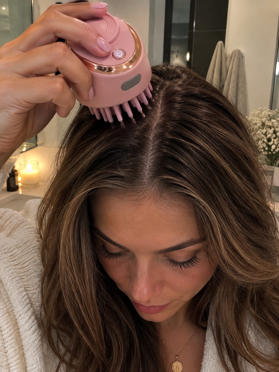 Customer photo review of GlowDrop - Haar Öl Applikator