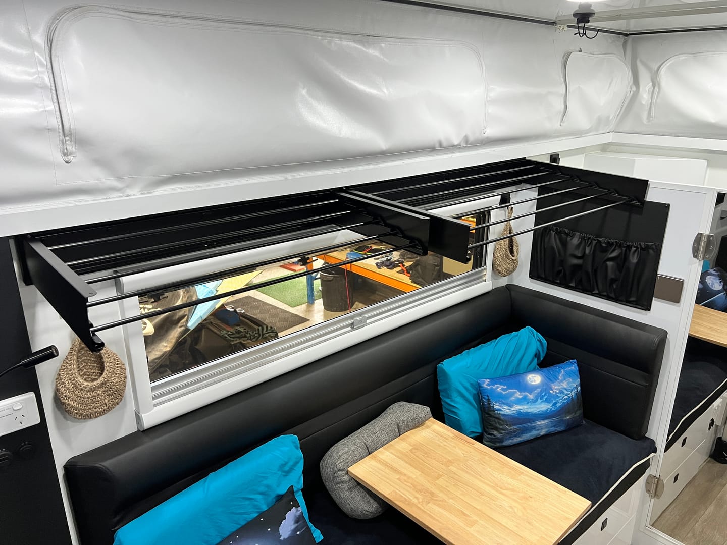 Customer photo review of Caravan Wall Mounted Drying Rack - Foldable Indoor and Outdoor