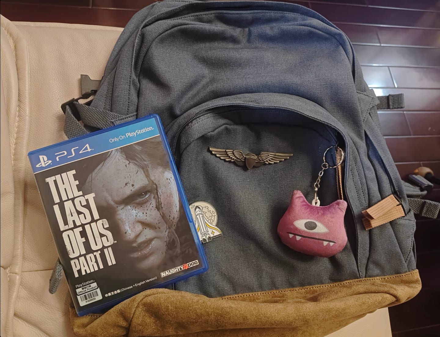 Customer photo review of The Last of Us Ellie Canvas Backpack - Survivor Cosplay Bag
