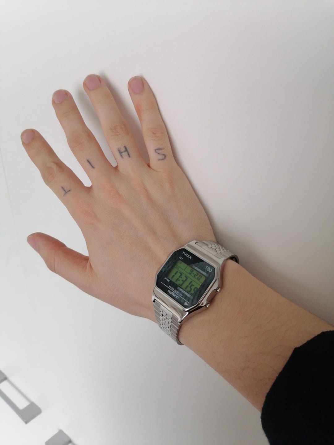 Customer photo review of Reloj Digital Timex TW2V19000 Indiglo T80 34 mm