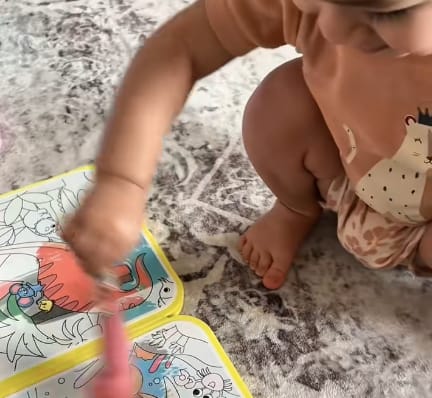 Customer photo review of Cuaderno de Agua Mágica