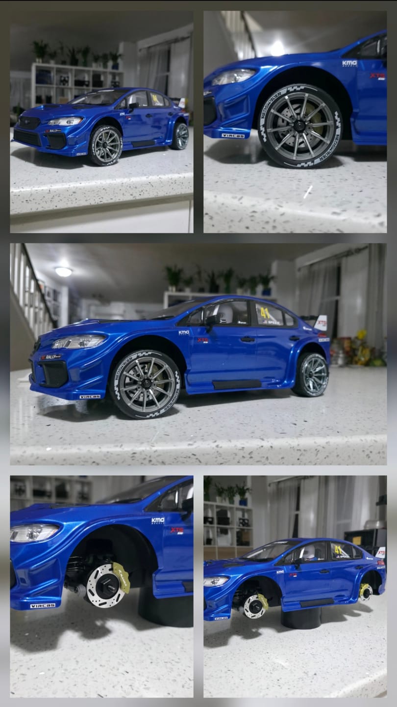 Customer photo review of Aluminum Brake Disc and Calliper Set For 1/10 RC Rally Car