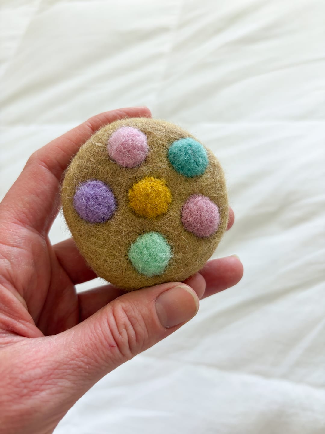 Customer photo review of Felt Soft M&M Pastel Cookie