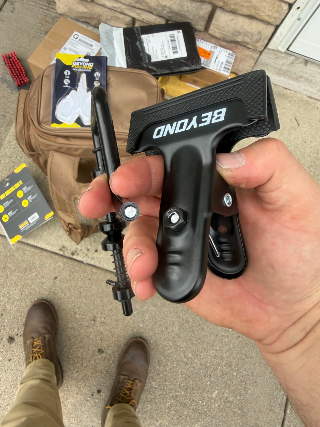 Customer photo review of Beyond Braid EZ Fishing Line Spooler