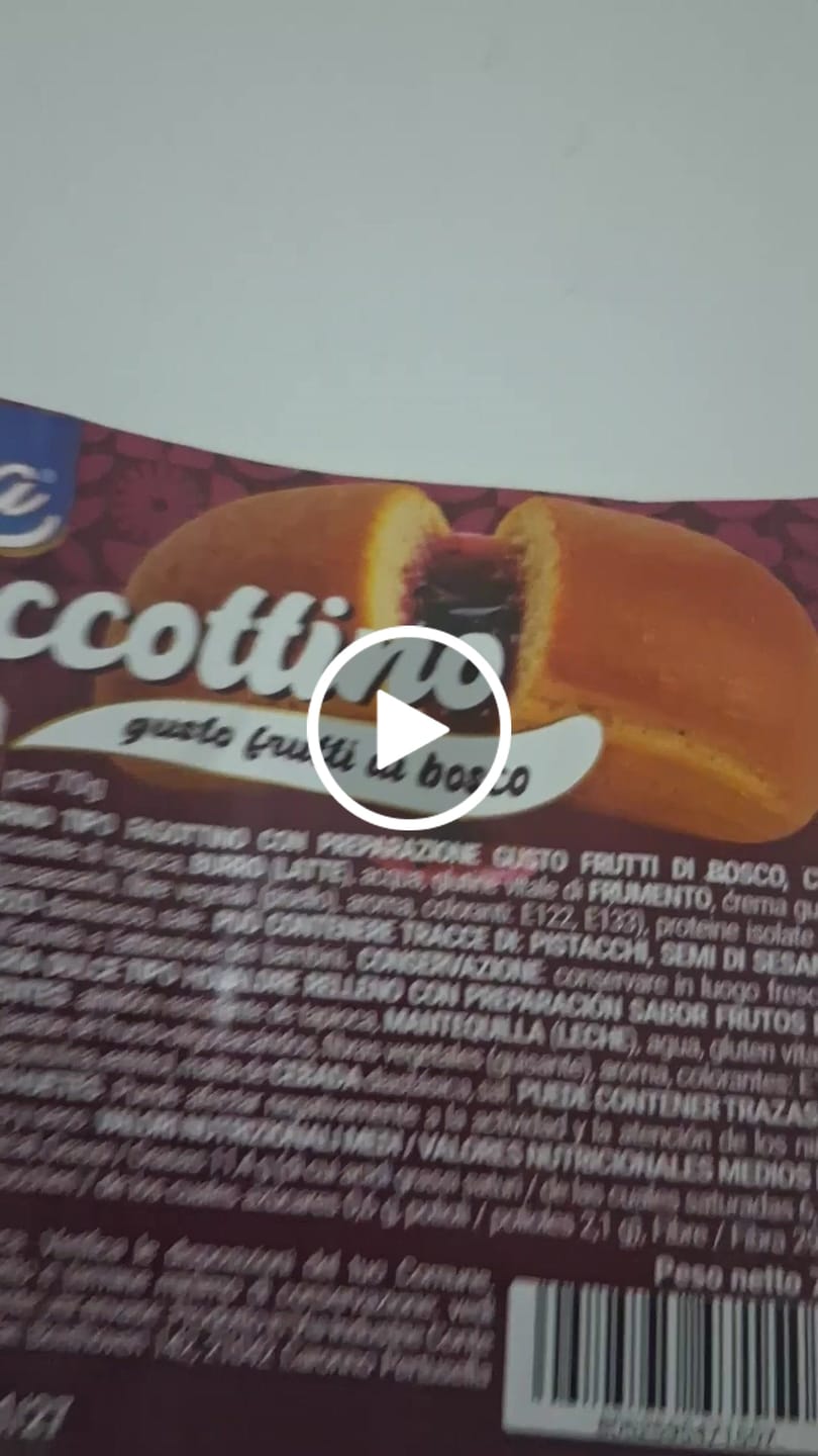 Customer video review of Saccottino ai frutti di bosco