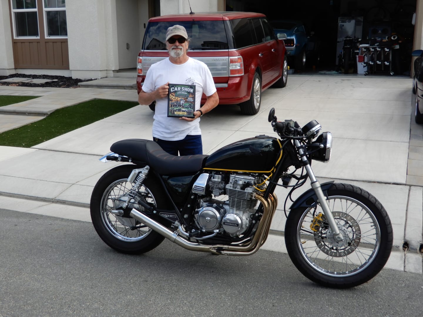 Customer photo review of 1980-82 Honda CB650 Speedometer Cable ~ Replaces 44830-KC1-010