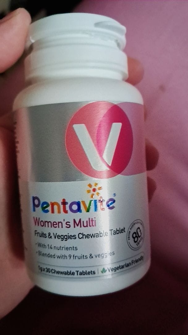Customer photo review of Women’s Multi Fruits & Veggies Chewable Tablet