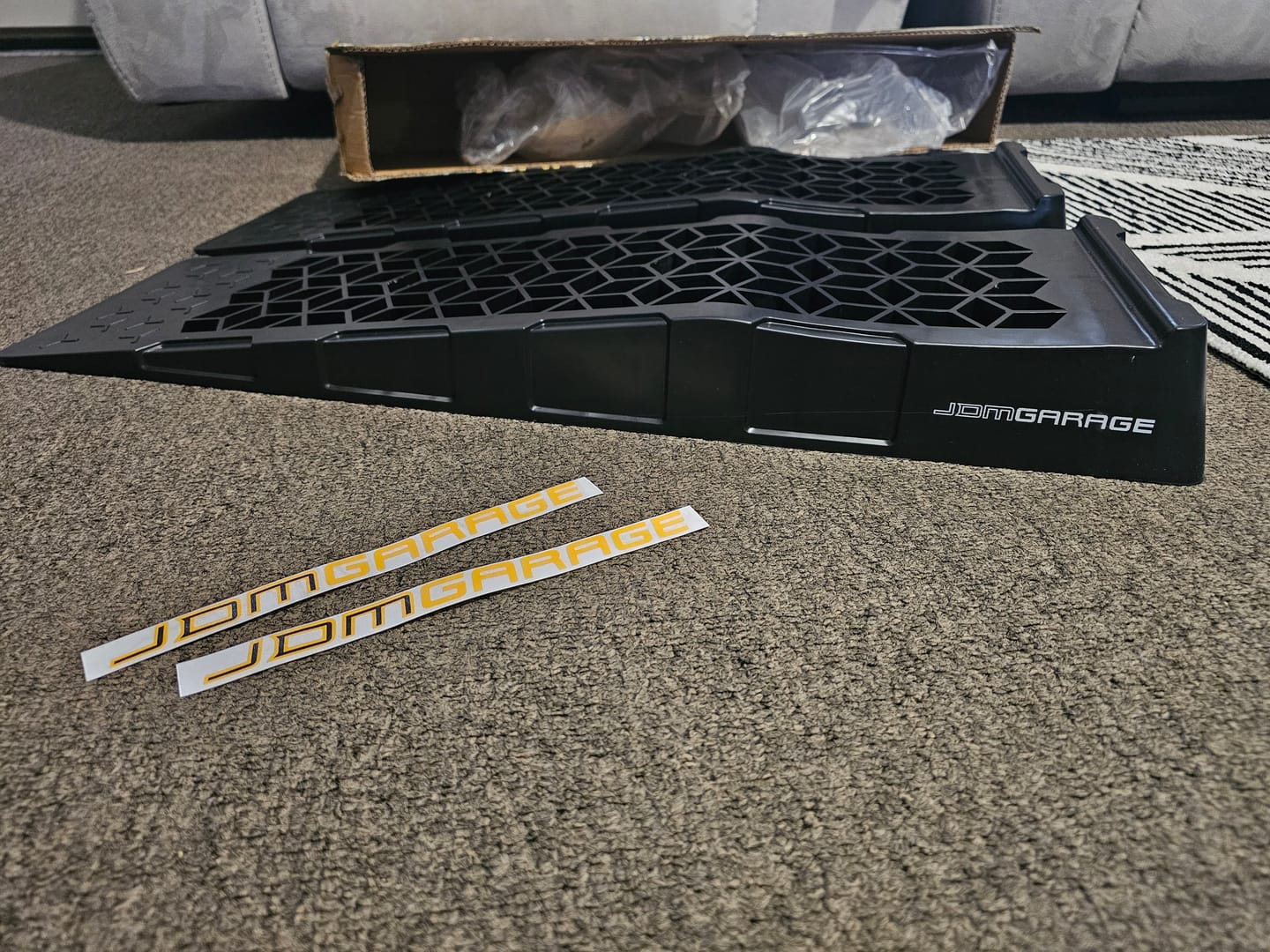 Customer photo review of JDM Garage Super Low Car Ramps
