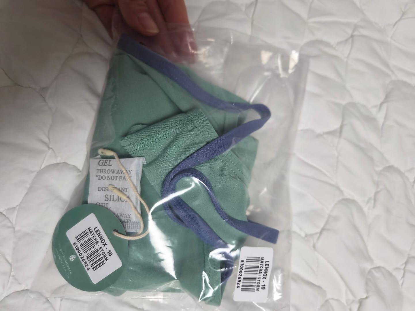 Customer photo review of LENNOX ONE PIECE - Matcha|Storm