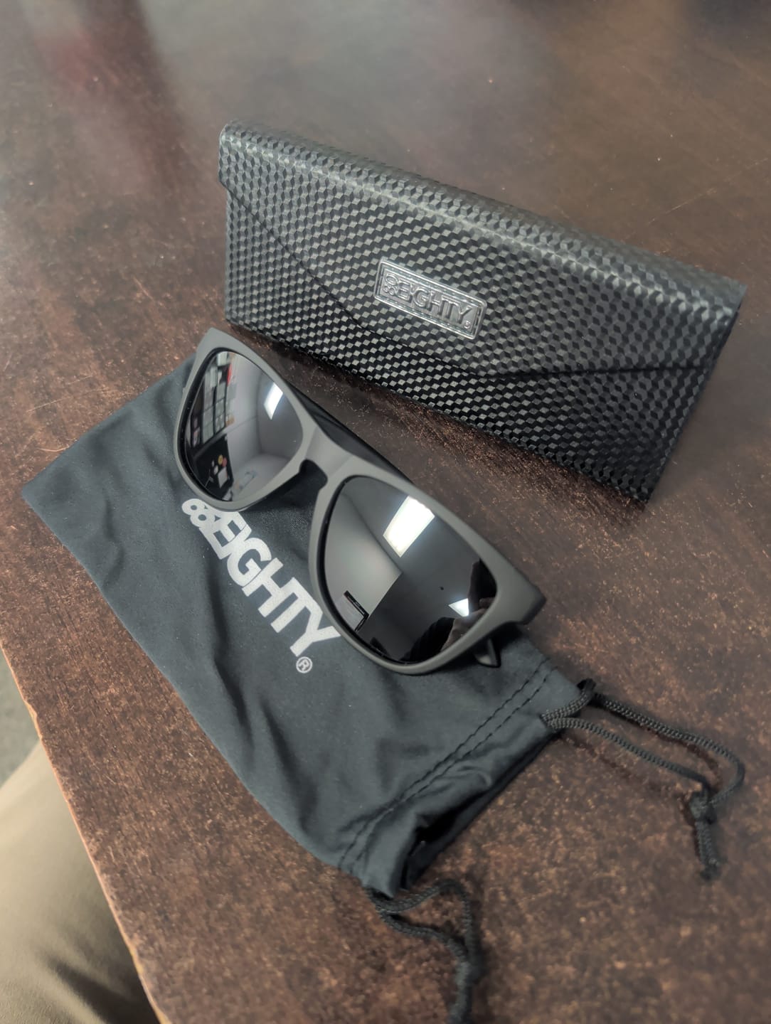 Customer photo review of 80Eighty® Polarized Shady Sunglasses
