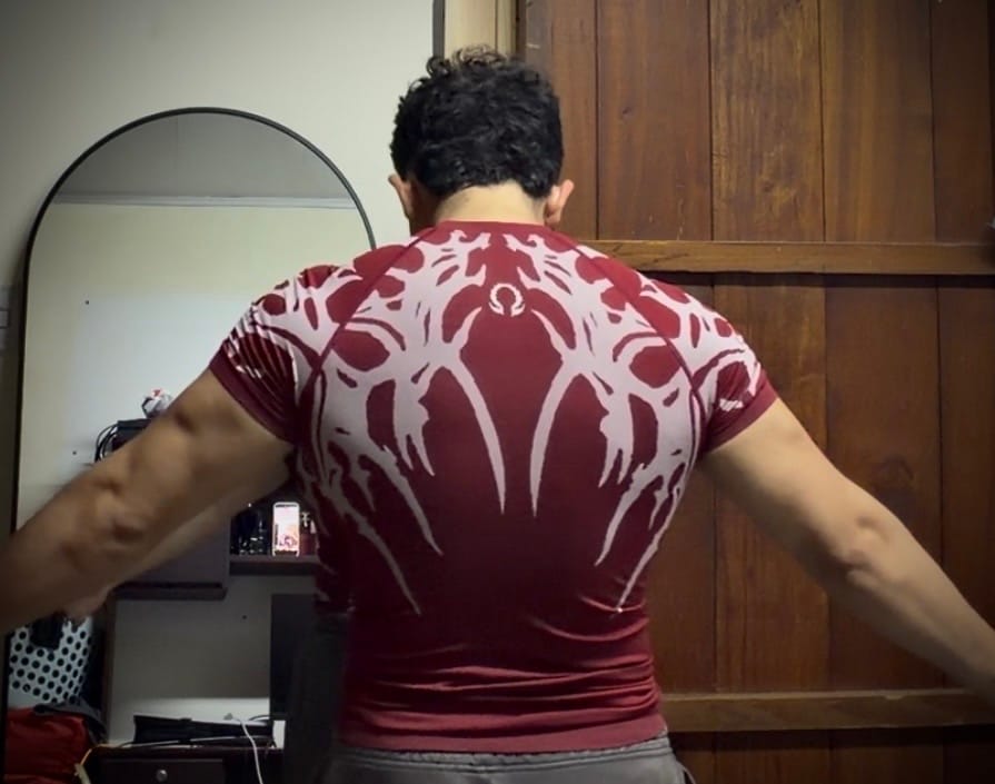 Customer photo review of Doom Tech™ Armored shortsleeve Compression [CARNAGE/CLARK SIGNATURE]