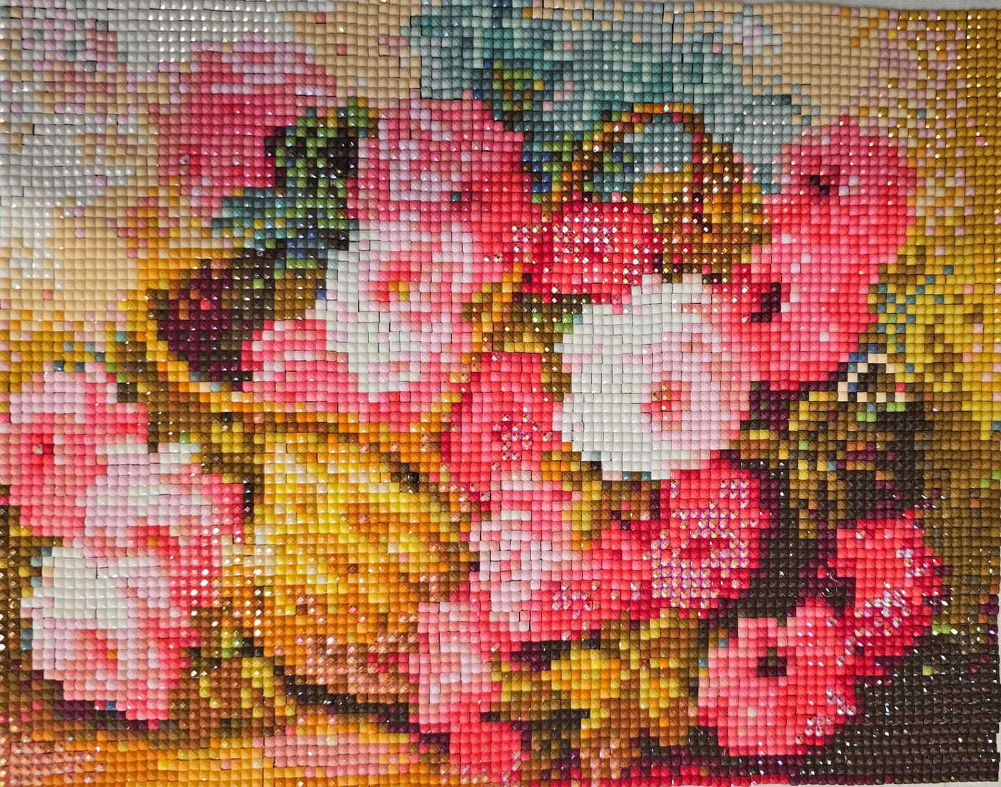 Customer photo review of Basket of Flowers