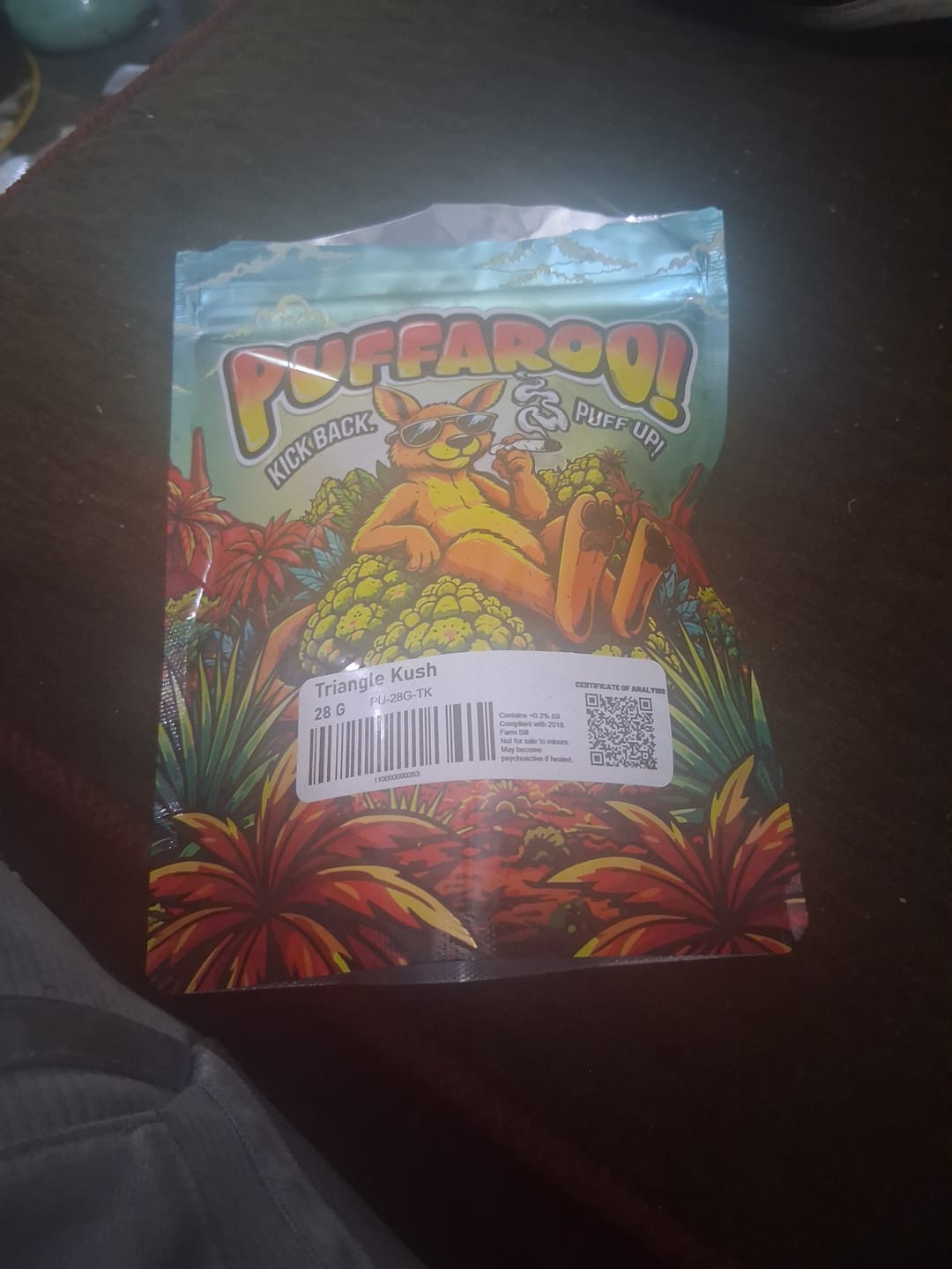 Customer photo review of Puffaroo - Triangle Kush - 28 Grams - Indica