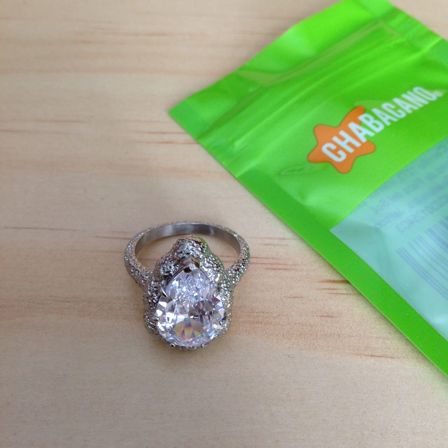 Customer photo review of Anillo Mai Plata
