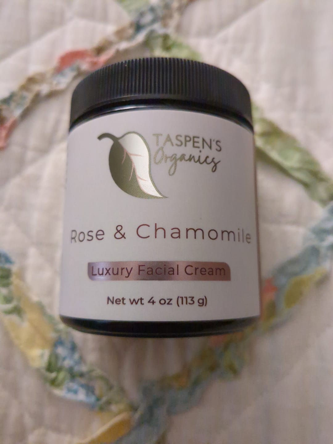 Customer photo review of Rose & Chamomile Luxury Facial Cream