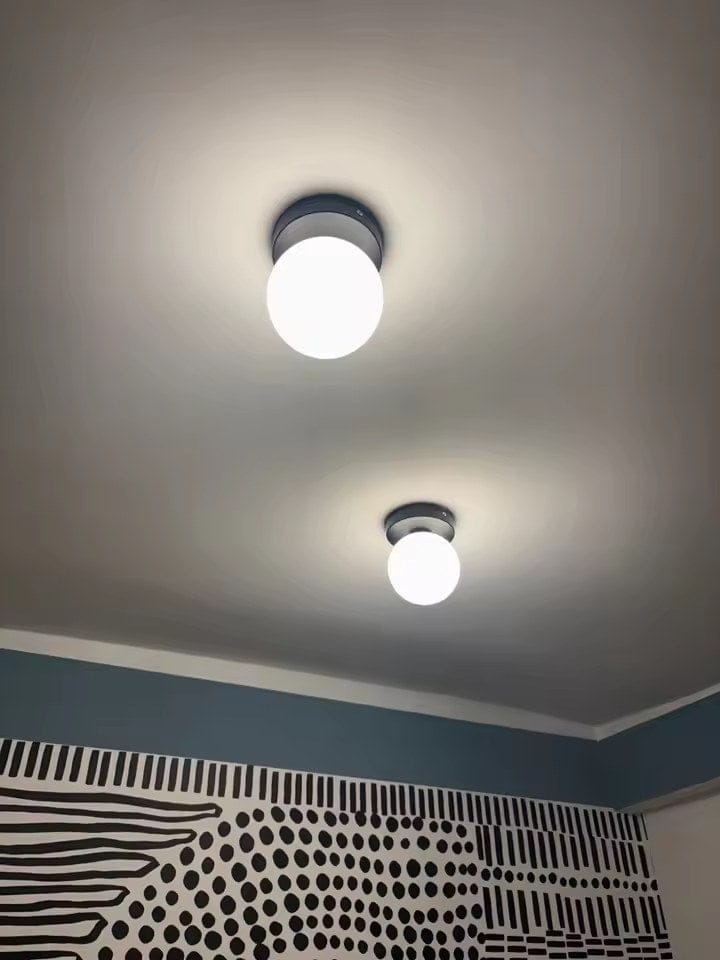 Customer photo review of NeroLight | Wandlampe Innen mit Glasschirm