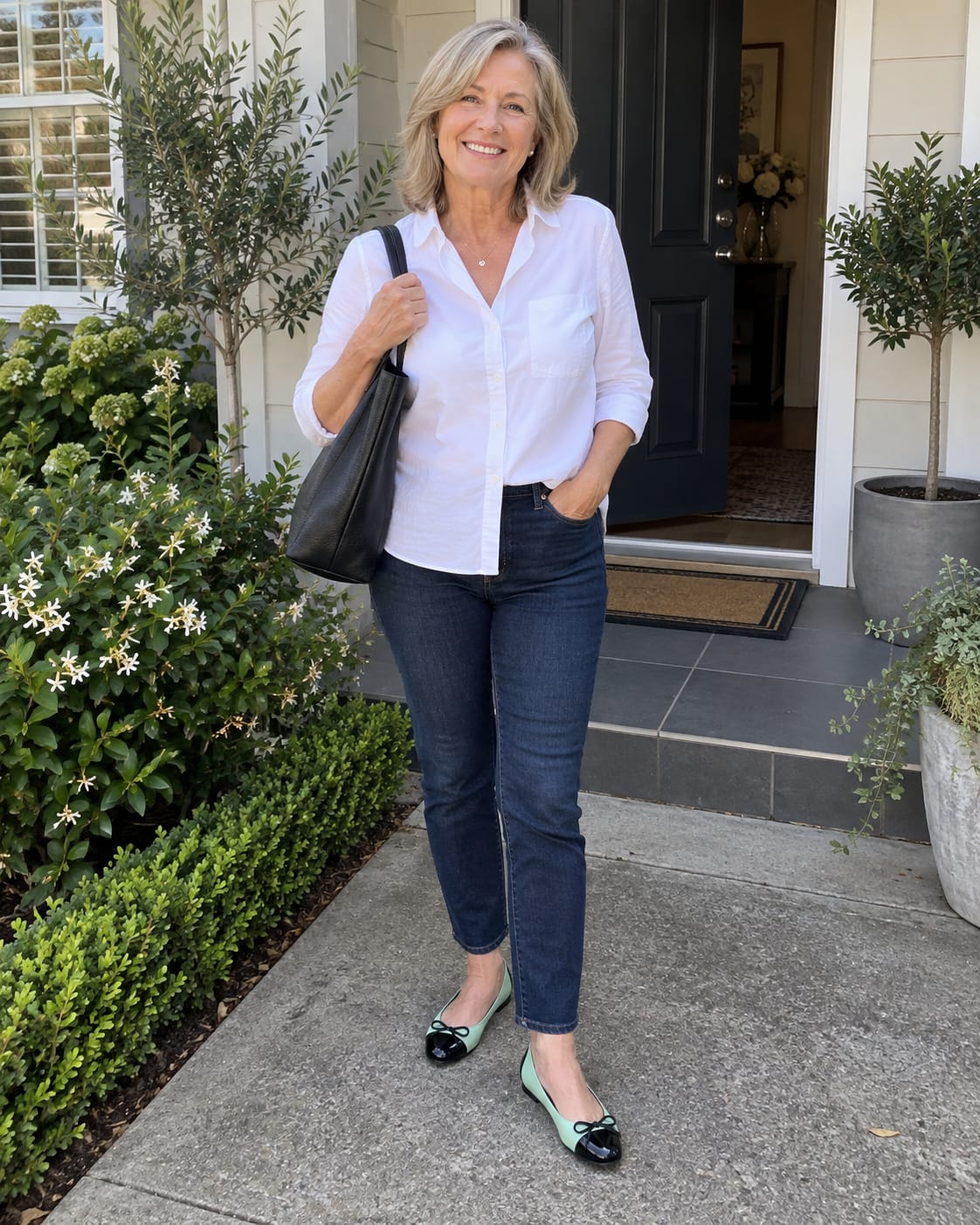 Customer photo review of Briar Chic Slip-On Flats