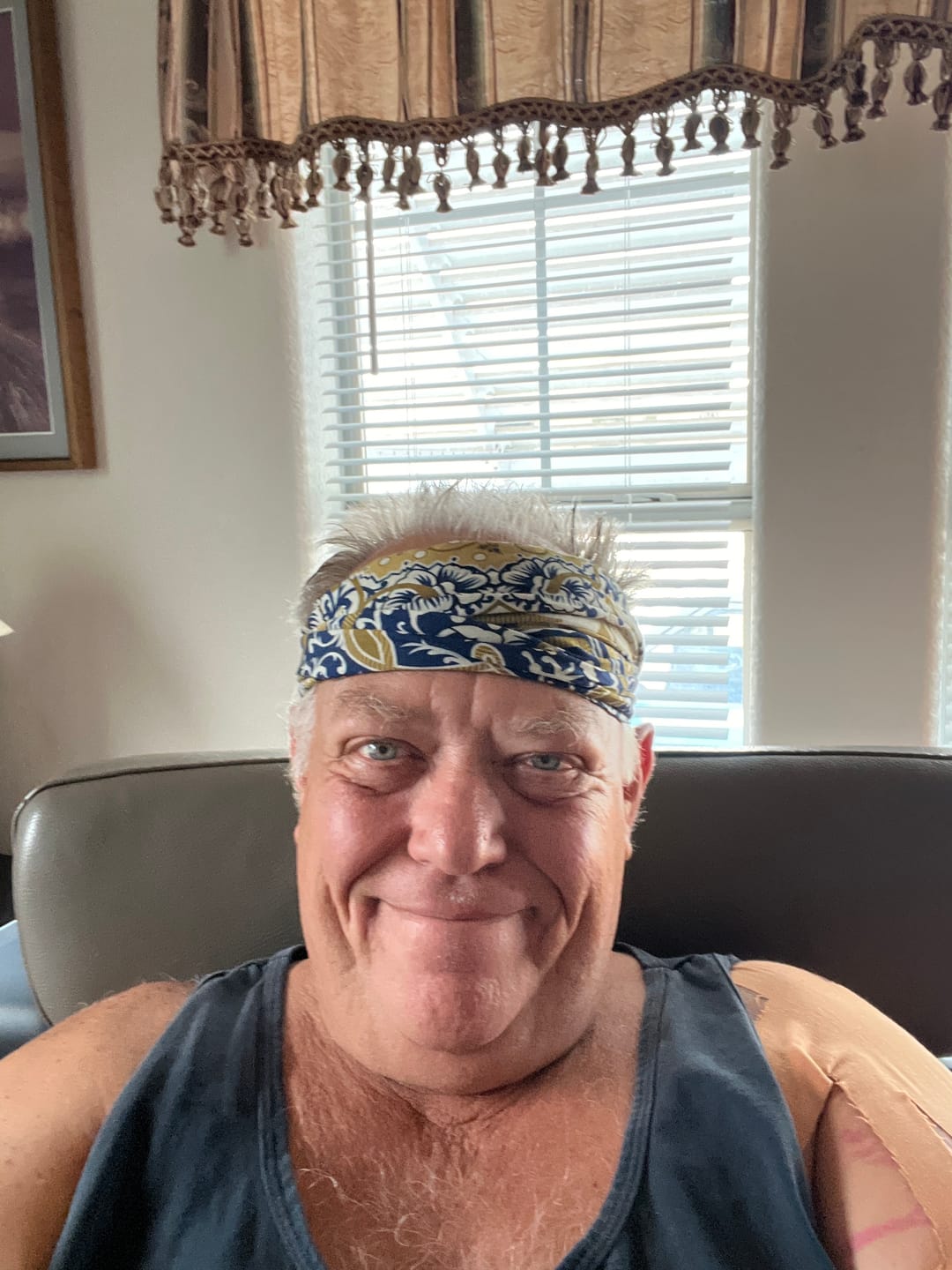 Customer photo review of Fleur D'Or Bandana