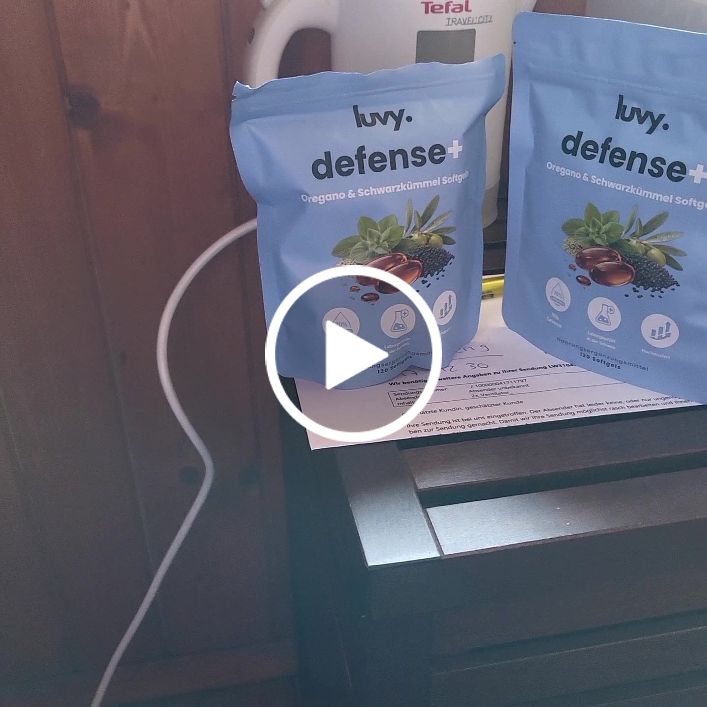 Customer video review of DEFENSE+ | Oregano, Schwarzkümmel & Olivenblatt Softgels
