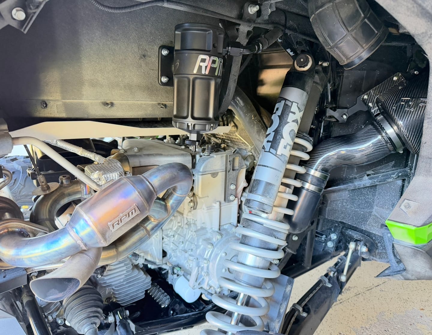 Customer photo review of RPM Kawasaki H2 4-Stage Oil Catch Can Kit
