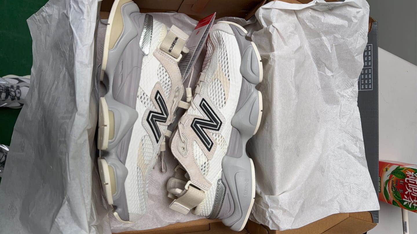 Customer photo review of 【日本限定款 】New Balance U9060 Summer Sea Salt 奶油色 U90609IH