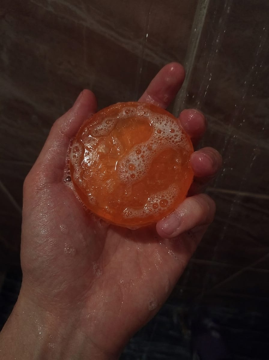 Customer photo review of Nonenal Cleaning Deodorant Persimmon Soap