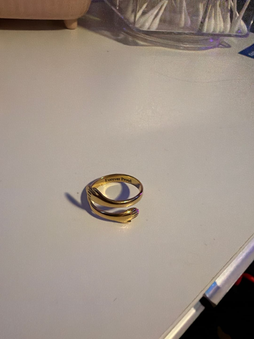 Customer photo review of Forever Hug Ring