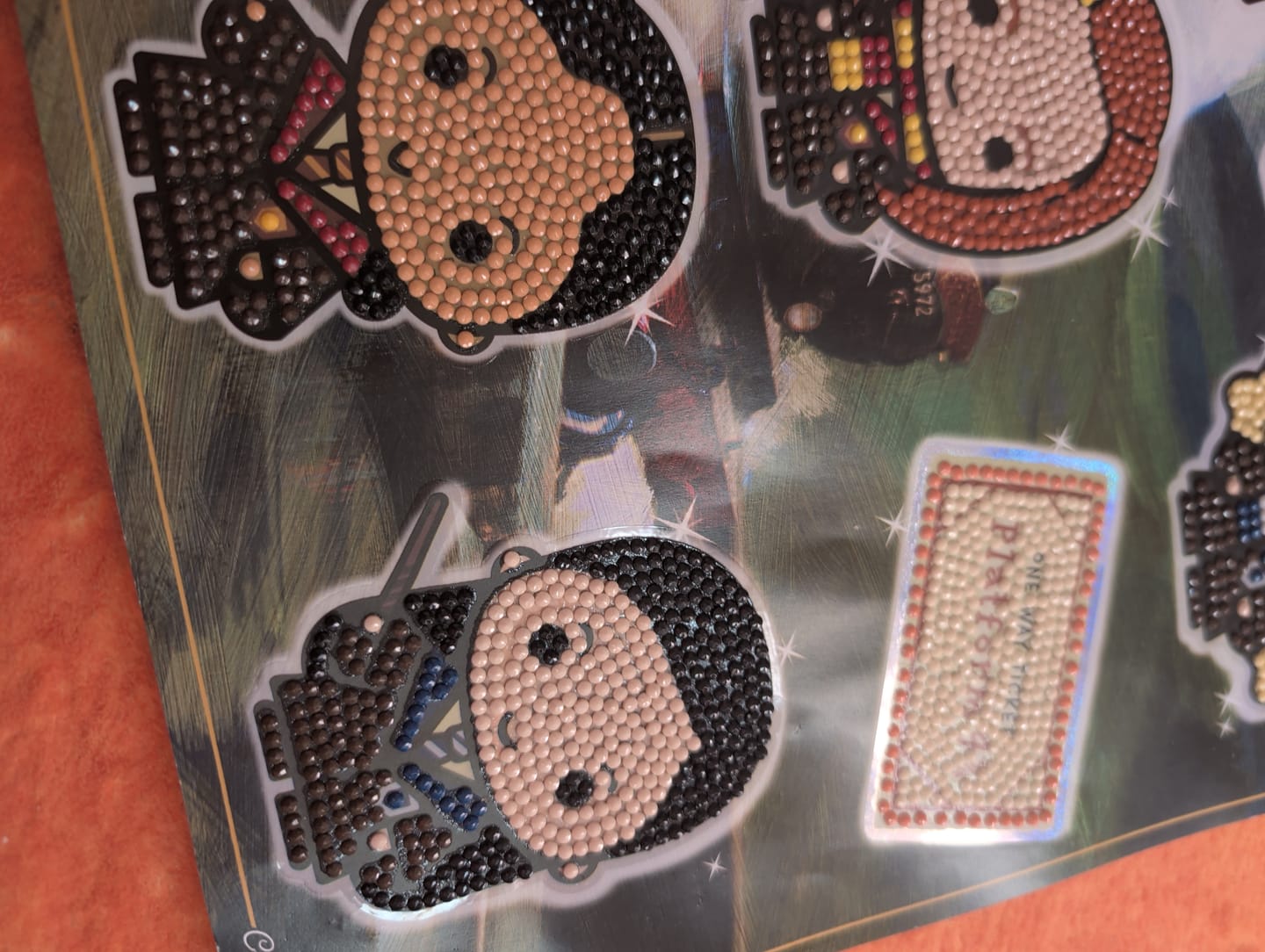 Customer photo review of Harry Potter Crystal Art Stickers 001-050