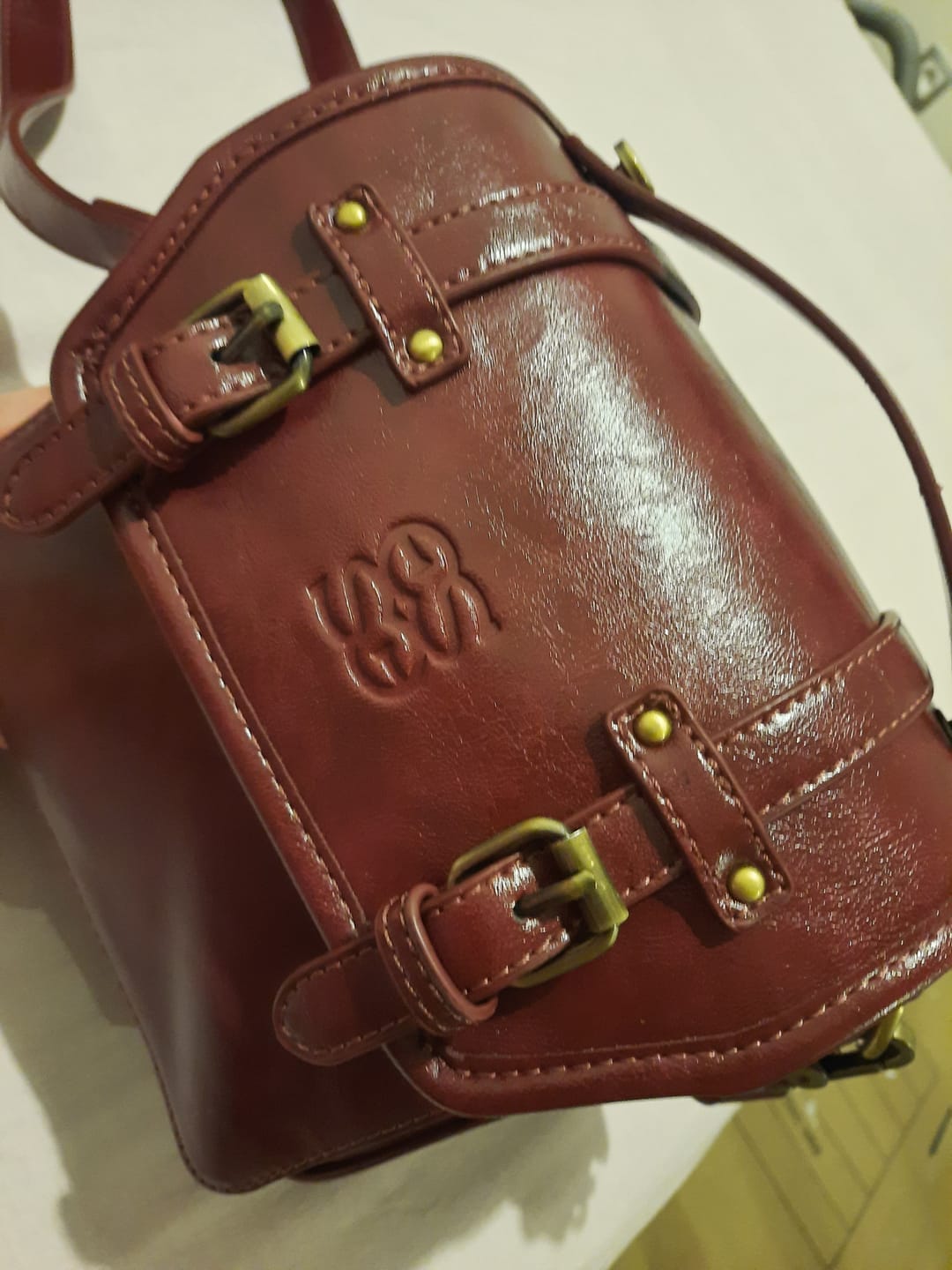 Customer photo review of Clara Vintage Shoulder Camera Bag